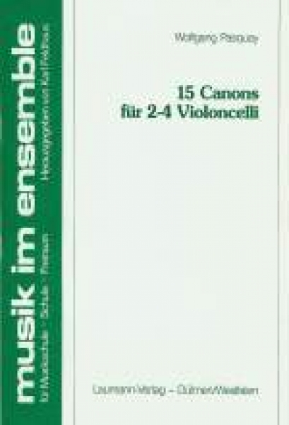 15 Canons für 2-4 Violoncelli - Einzelstimmen