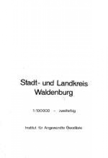 Karte Waldenburg