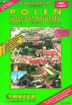 Straßenkarte West- und Ostpreußen