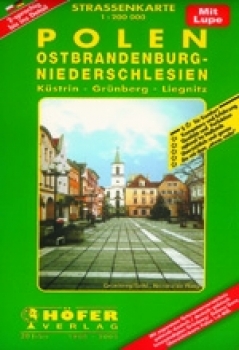 Straßenkarte Ostbrandenburg - Niederschlesien